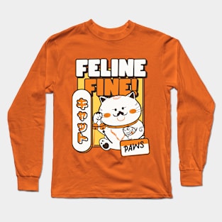 Feline Fine Long Sleeve T-Shirt